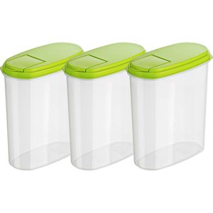 Schüttdose Kigima grün, aus Kunststoff, Set