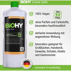 Produktbild für Seife BiOHY Cremeseife, 100% vegan, nachhaltig