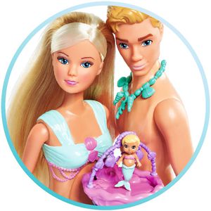 Produktbild für Puppe Steffi-Love Mermaid Family, ab 3 Jahre