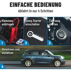 Produktbild für Starthilfe-Powerbank Absina Jump Starter 1500, 12V