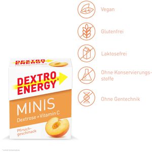 Produktbild für Traubenzucker Dextro Energy Minis Pfirsich