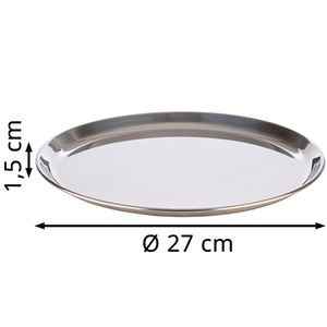 Produktbild für Serviertablett APS Kaffeehaus, 30148, rund, Ø 27cm
