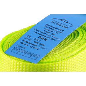 Produktbild für Spanngurt Sandax 292, grün, mit Klemmschloss