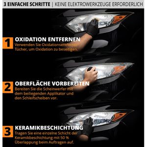 Produktbild für Scheinwerfer-Aufbereitung Cerakote Ceramic Kit
