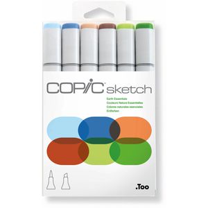 Produktbild für Layoutmarker COPIC Sketch Set Earth Essentials