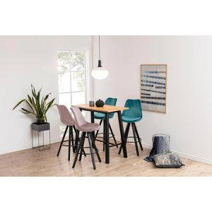 Produktbild für Bartisch AC-Design Chara, wildeiche / schwarz