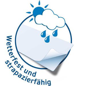 Produktbild für Folienetiketten Herma 4097, silber glänzend