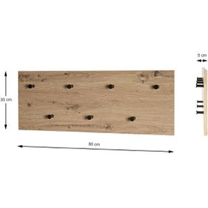 Produktbild für Wandgarderobe Haku-Möbel 37442, Holz