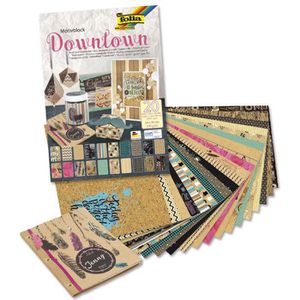 Motivpapier Folia 48549 Downtown, 24 x 34 cm