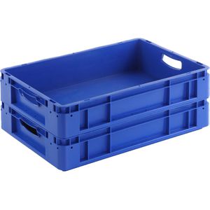 Produktbild für Eurobox Alpha-Paletten Silverline, blau, 20 Liter