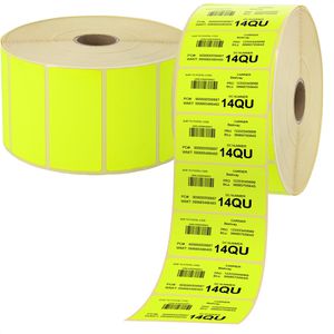 Thermoetiketten Böttcher-AG für Zebra, gelb