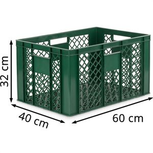 Produktbild für Eurobox Alpha-Paletten grün, 61 Liter, lebensmittelecht