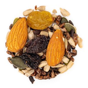 Produktbild für Nussmischung KoRo Trail Mix Saaten &amp; Kakaonibs, im Beutel