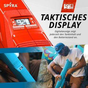 Produktbild für Wasserpistole Spyra Three, rot, elektrisch