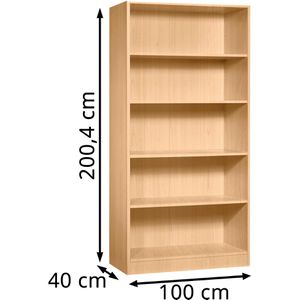 Produktbild für Aktenregal Hammerbacher Solid 6400, aus Holz
