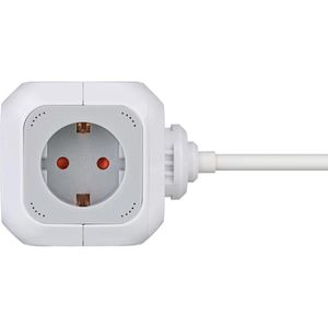 Produktbild für Steckdosenwürfel Brennenstuhl 1150090, weiß / grau