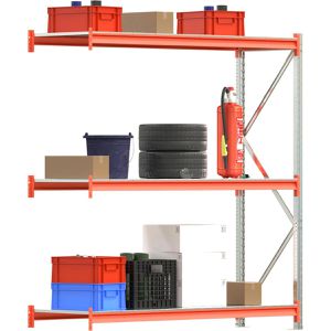 Produktbild für Anbauregal Regalwerk EMMA, 3 Metallböden