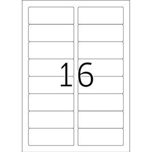 Produktbild für Universaletiketten Herma 10009, weiß