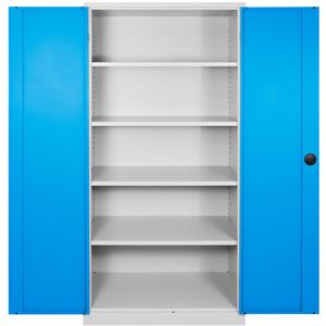 Produktbild für Werkzeugschrank ADB 40753, aus Metall, grau / lichtblau