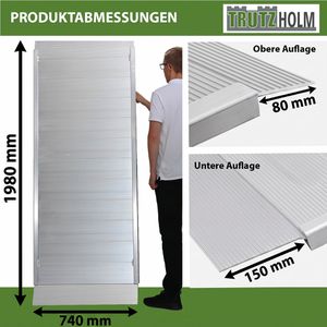 Produktbild für Auffahrrampe Trutzholm 35841, Eventrampe