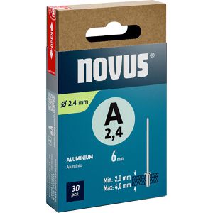 Blindnieten Novus-Tools 045-0078, Aluminium, Set