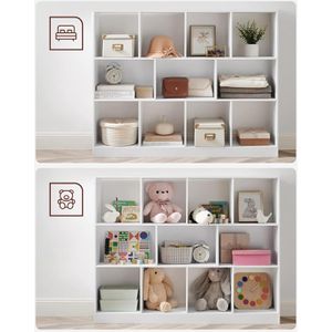 Produktbild für Bücherregal Vasagle LBC054T14, weiß