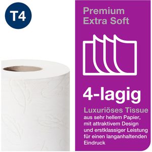 Produktbild für Toilettenpapier Tork Premium, 110406, T4