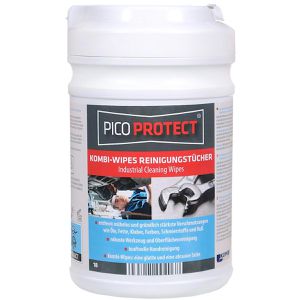 Produktbild für Reinigungstücher PicoProtect 112053, Kombi-Wipes 18, feucht