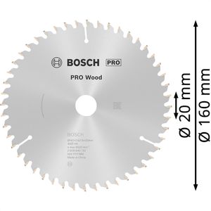 Produktbild für Kreissägeblatt Bosch PRO Wood, 2608640732