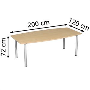 Produktbild für Konferenztisch Geramöbel S-710216-BS