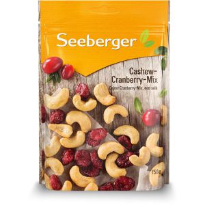 Nussmischung Seeberger Cashew-Cranberry-Mix, im Beutel