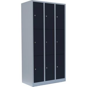 Produktbild für Schließfachschrank ClassiX X-520338, anthrazit