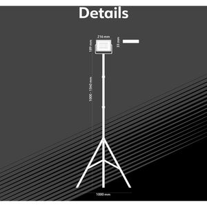 Produktbild für Baustrahler Müller-Licht Boston, LED, Netzbetrieb, 2,5 m Kabel