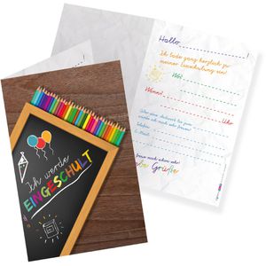 Produktbild für Einladungskarten itenga 33101501, für Einschulung