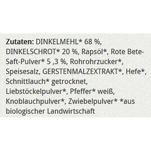 Produktbild für Cracker Alnatura Rote Bete Dinkel, BIO