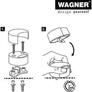 Produktbild für Türstopper Wagner-System EH-5151, Gummi / Metall