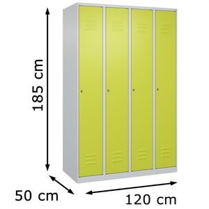Produktbild für Spind CP-Möbel Classic PLUS, grün