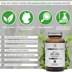 Produktbild für Jod Qidosha Phyto, 365 Kapseln, BIO