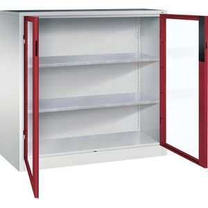 Werkzeugschrank CP-Möbel 8531-055, aus Metall, grau / rot