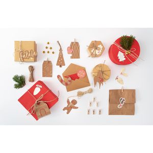 Produktbild für Hängeetiketten Folia Geschenkanhänger-Set Classic