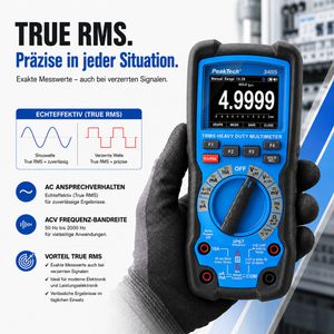 Produktbild für Multimeter PeakTech P 3455, digital, TRMS