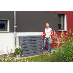 Produktbild für Regentonne Garantia Rocky Wandtank, 400 Liter