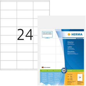 Produktbild für Universaletiketten Herma 4414 Premium, weiß