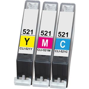 kompatibel magenta, – Tinte Multipack, für CLI-521, gelb Böttcher cyan, AG Canon EDD-300, Edding
