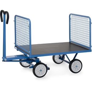 Produktbild für Handwagen Fetra 6433V, mit 4 Gitterwänden
