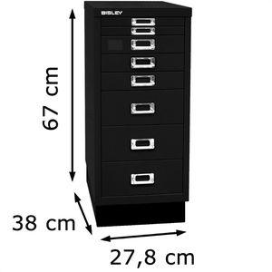 Produktbild für Schubladenschrank Bisley MultiDrawer, aus Metall