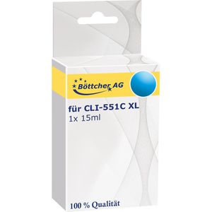 Produktbild für Tinte Böttcher-AG für Canon CLI-551C XL