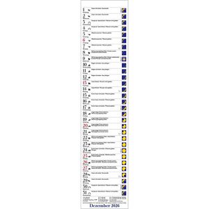 Produktbild für Mondkalender Korsch 222226, Mond-Langplaner 2026