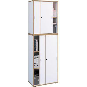 Schiebetürenschrank VCM Salia 920805, Holz