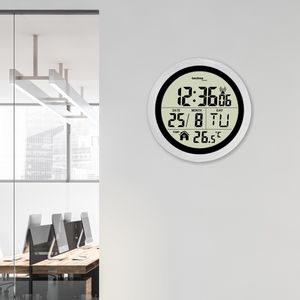 Produktbild für Wanduhr Technoline WT 3005, Aluminium, analog, Funkuhr